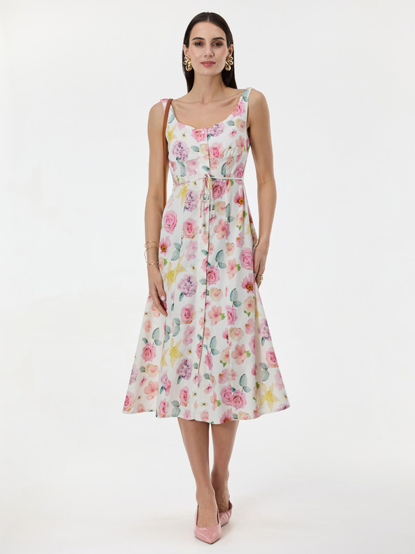 Orsay ORSAY Világos rózsaszín mintás női ruha