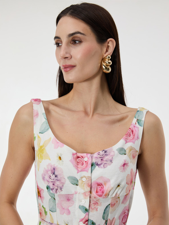 Orsay ORSAY Világos rózsaszín mintás női ruha