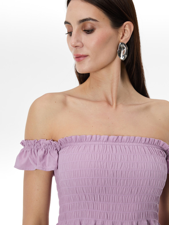 Orsay ORSAY Világos lila női midi ruha