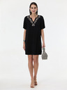 Orsay ORSAY fekete női térdig érő ruha