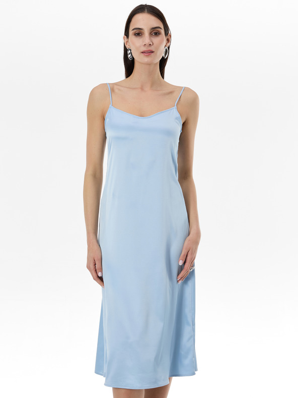 Orsay ORSAY Világoskék női pántos ruha