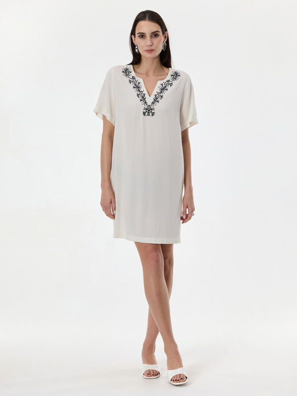 Orsay ORSAY krémszínű női térdig érő ruha