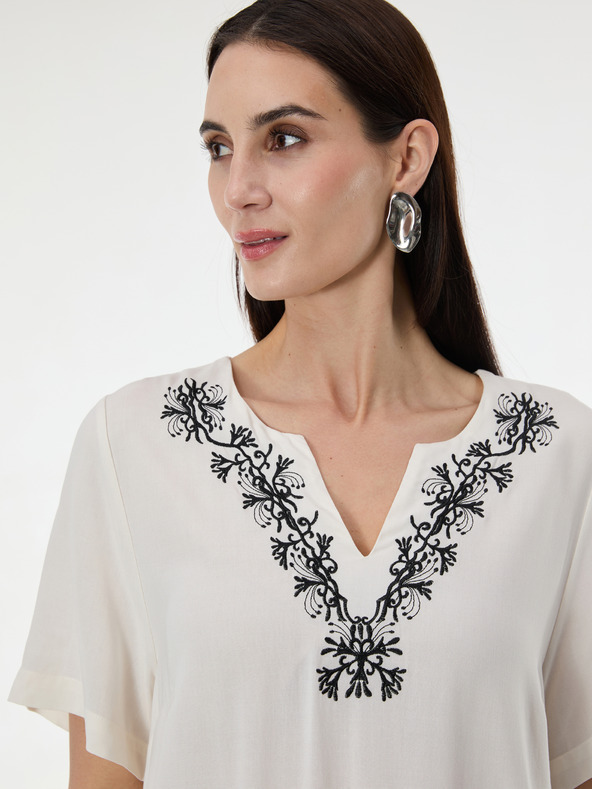 Orsay ORSAY krémszínű női térdig érő ruha