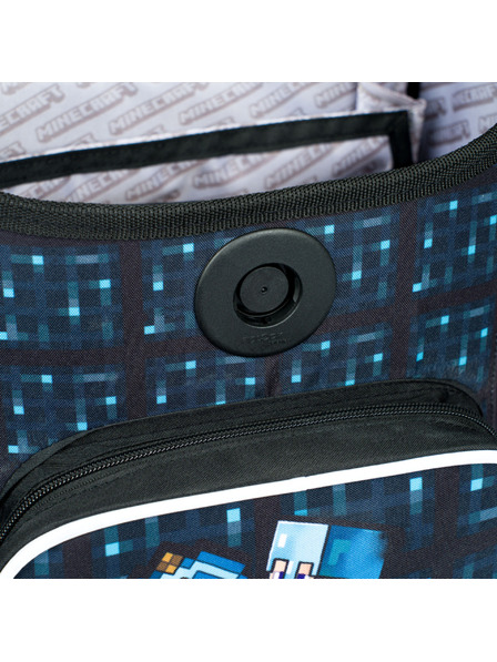 BAAGL  Ergo Minecraft Blue Axe Iskolai hátizsák