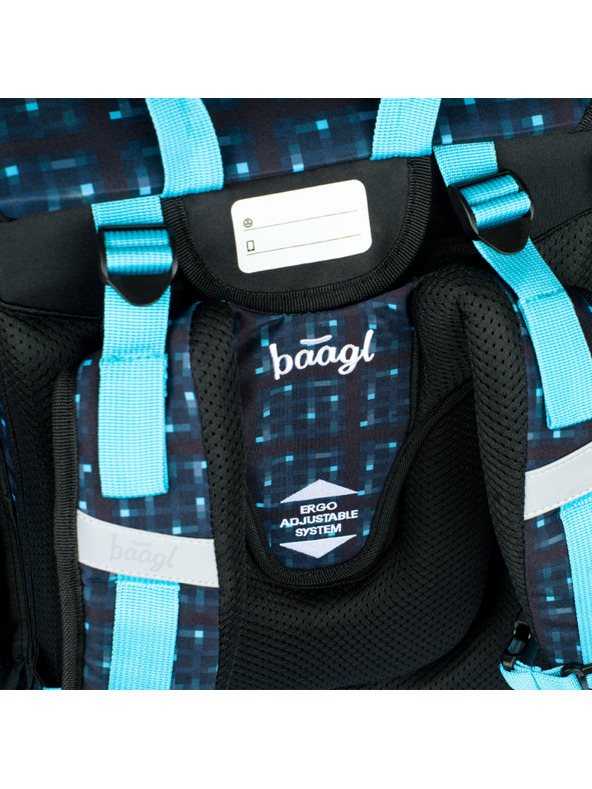 BAAGL  Ergo Minecraft Blue Axe Iskolai hátizsák