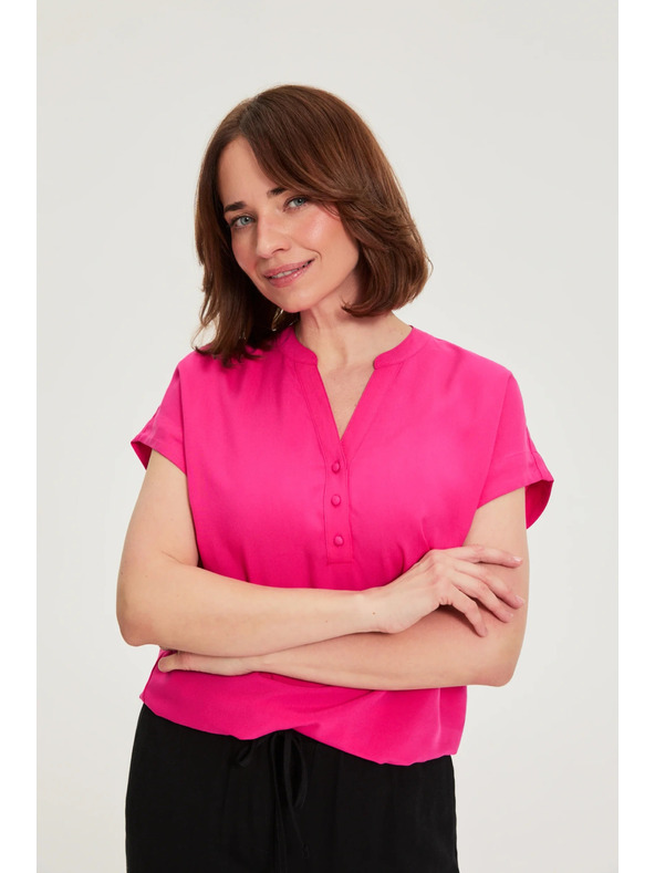 Moodo Viszkóz ing lila Moodo