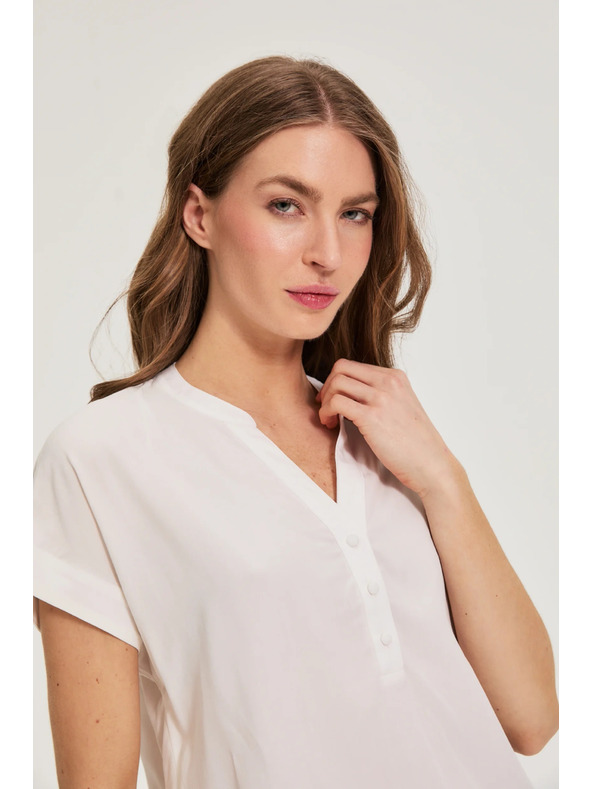 Moodo Fehér viszkóz ing Moodo