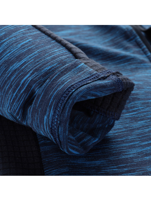 ALPINE PRO Gyerek sportfelső cipzárral ALPINE PRO DETTO electric blue lemonade