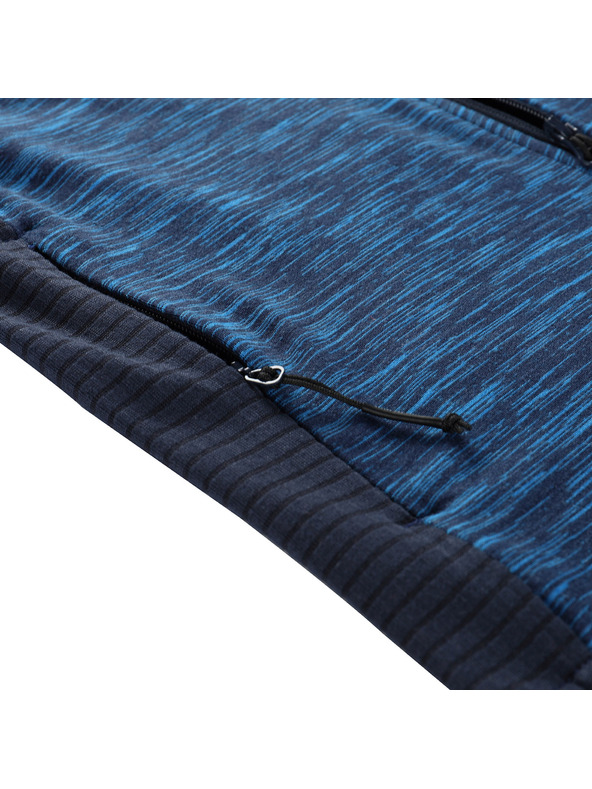 ALPINE PRO Gyerek sportfelső cipzárral ALPINE PRO DETTO electric blue lemonade