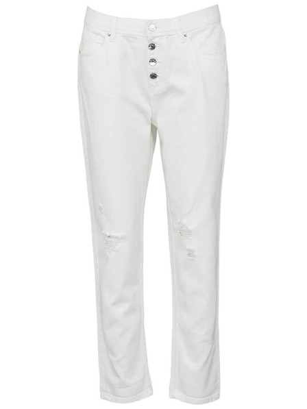 CAMAIEU Fehér slim fit farmer CAMAIEU