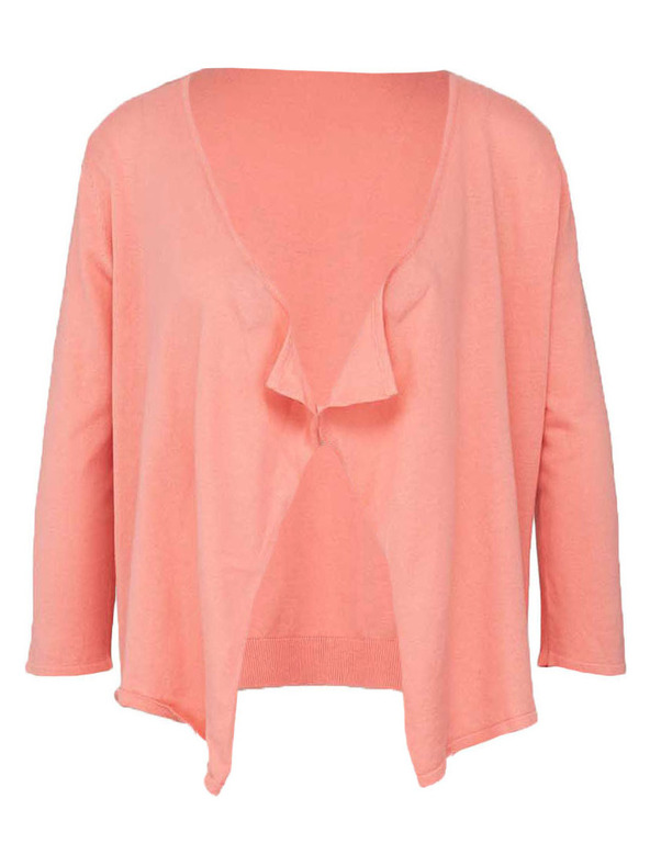 CAMAIEU Rózsaszín rövid kardigán CAMAIEU