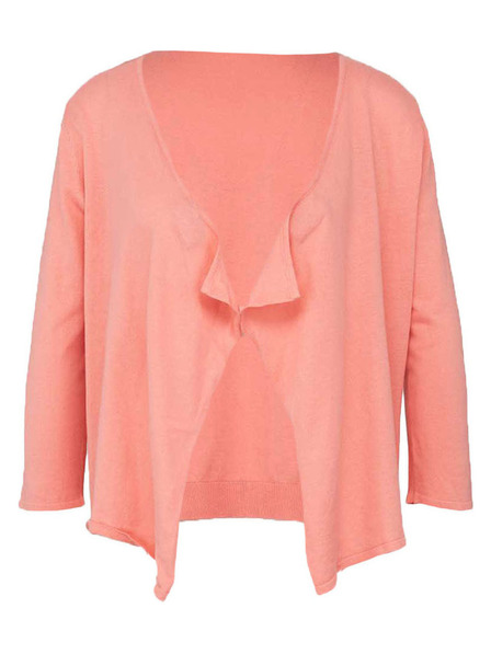 CAMAIEU Rózsaszín rövid kardigán CAMAIEU