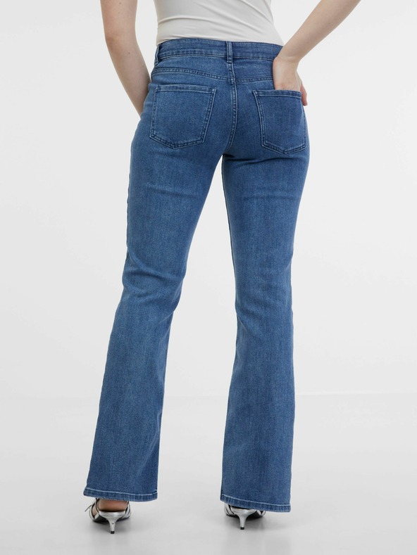 Orsay ORSAY kék női farmernadrág, szélesített szabású