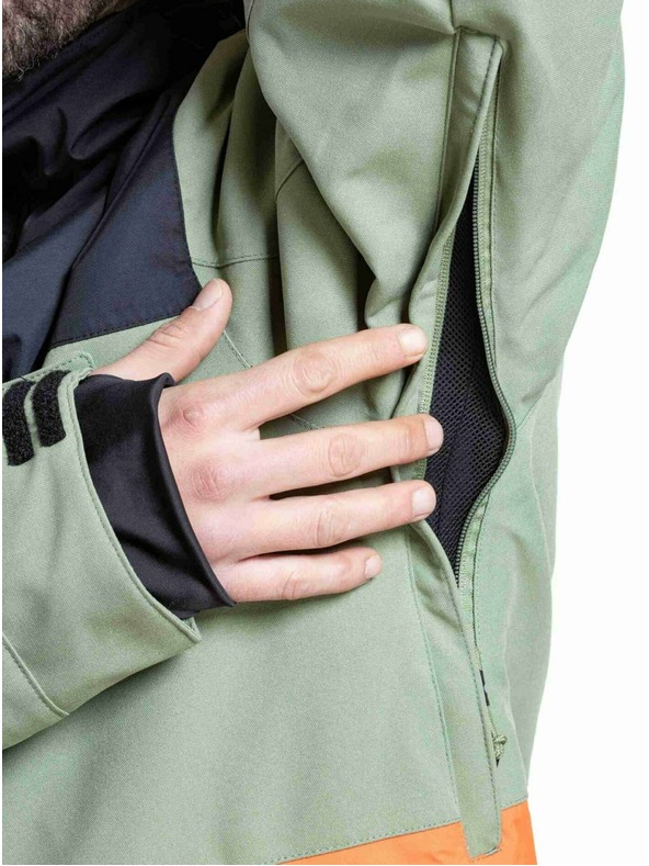 Meatfly Meatfly férfi SNB & SKI kabát Manifold Black / Orange