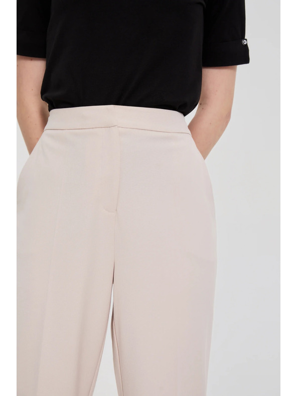Moodo Cigaretta nadrág bézs Moodo