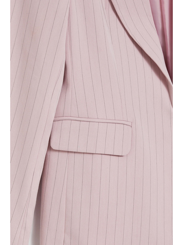 Moodo Blazer csíkozással rózsaszín Moodo