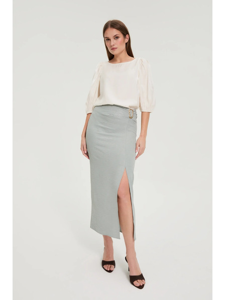 Moodo Szoknya hasítékkal olíva Moodo