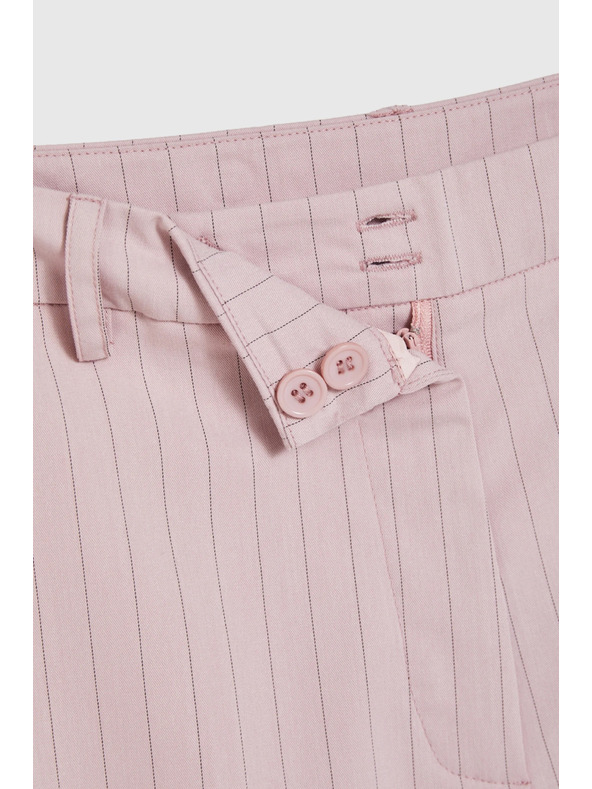 Moodo Nadrág finom csíkozással rózsaszín Moodo