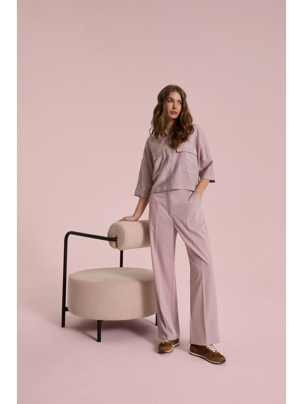 Moodo Viszkóz ing rózsaszín Moodo