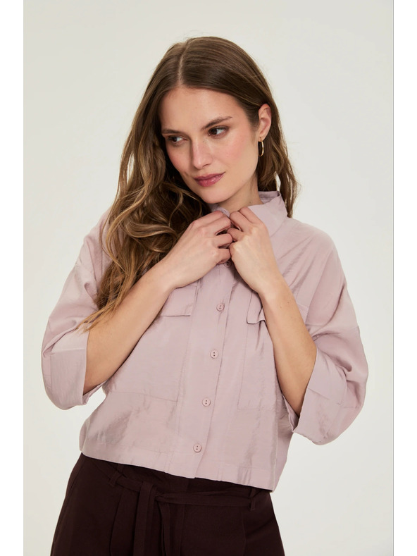 Moodo Viszkóz ing rózsaszín Moodo