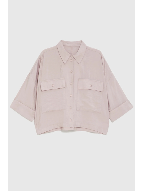 Moodo Viszkóz ing rózsaszín Moodo