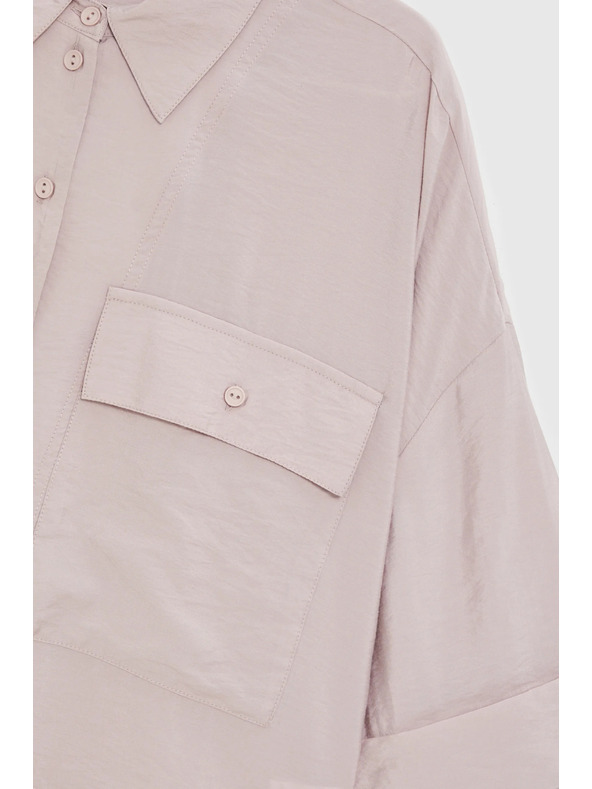 Moodo Viszkóz ing rózsaszín Moodo