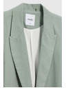 Moodo Lenvászon keverék blazer olivazöld Moodo