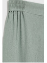 Moodo Lenvászon keverék nadrág olivazöld Moodo