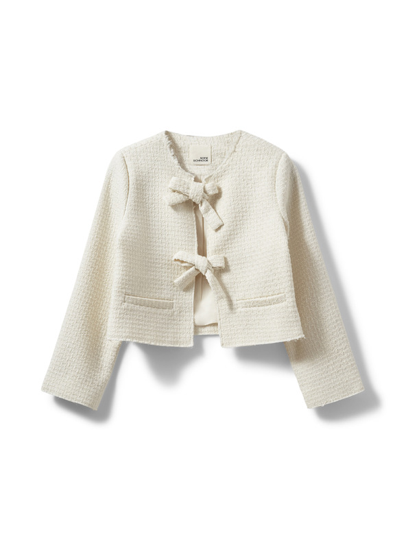 Sofie Schnoor Krémszínű gyapjú női kabát MAESW