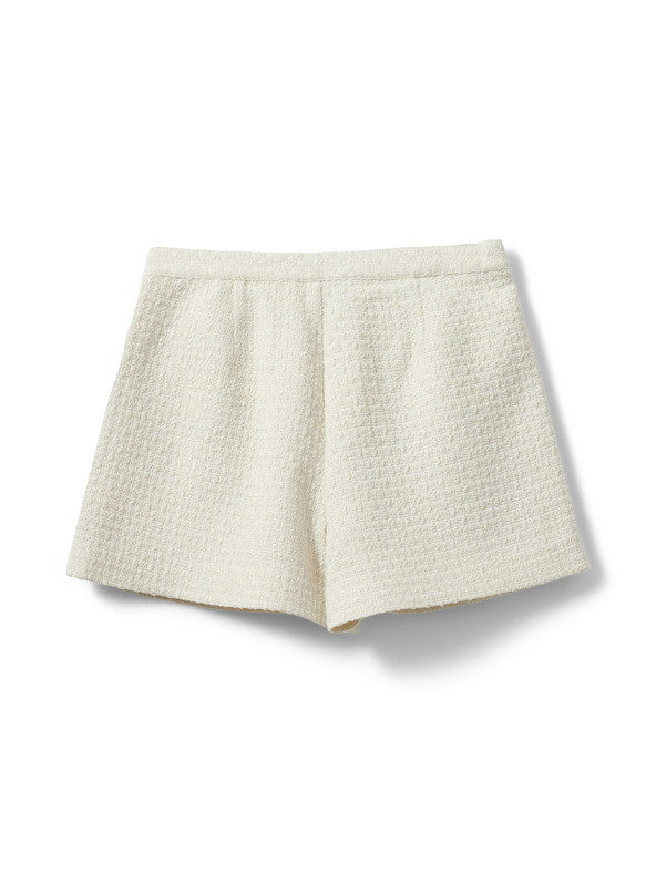 Sofie Schnoor Krémszínű gyapjú női rövidnadrág MIDGESW