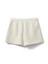 Sofie Schnoor Krémszínű gyapjú női rövidnadrág MIDGESW