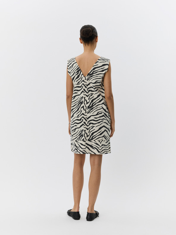 Sofie Schnoor Krémszínű állati mintás ruha OLYMPESW