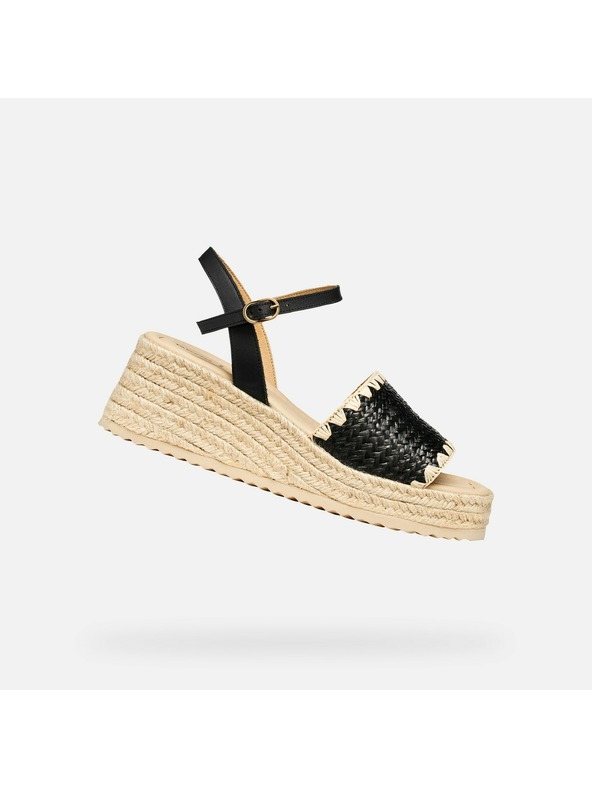 Geox Fekete Geox Alemeria női szandál