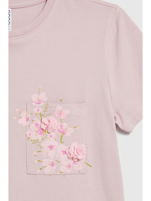 Moodo Rózsaszín zsebes póló Moodo