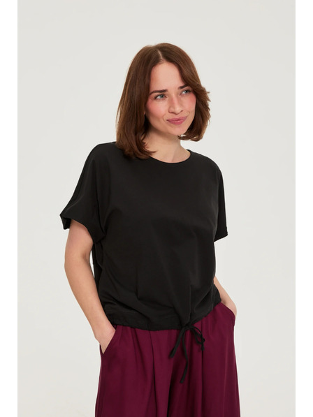 Moodo Fekete kötözött póló Moodo