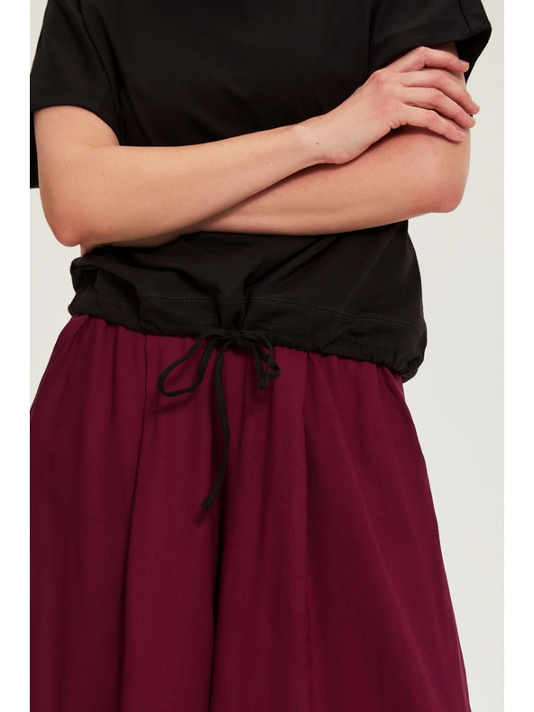 Moodo Fekete kötözött póló Moodo