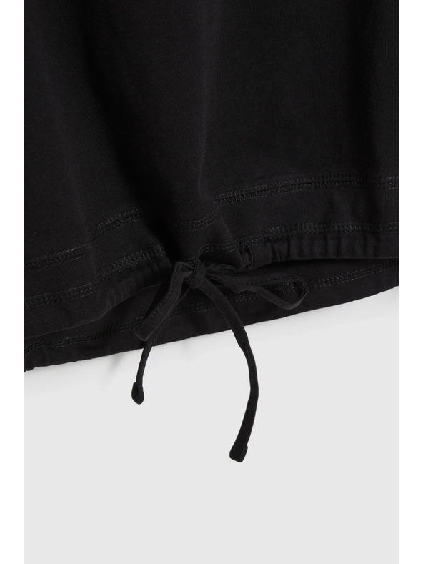 Moodo Fekete kötözött póló Moodo