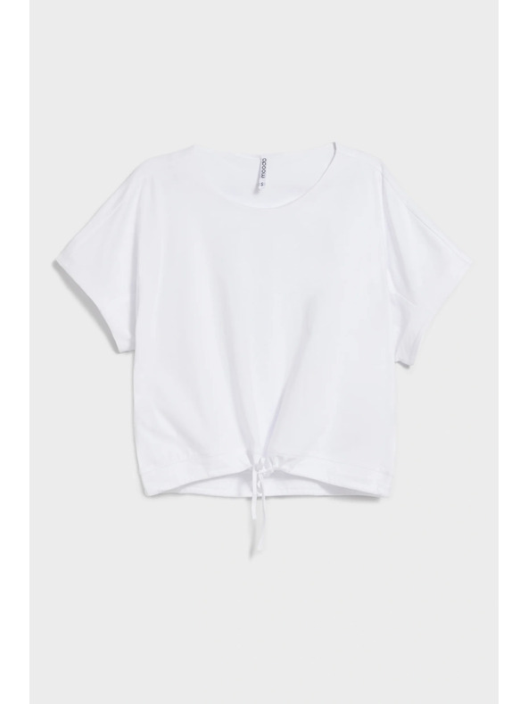 Moodo Fehér kötözött póló Moodo