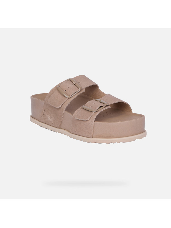 Geox Bézs női szandál Geox Sandybett High