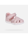 Geox Világos rózsaszín lány szandál első lépésekhez Geox Zapito