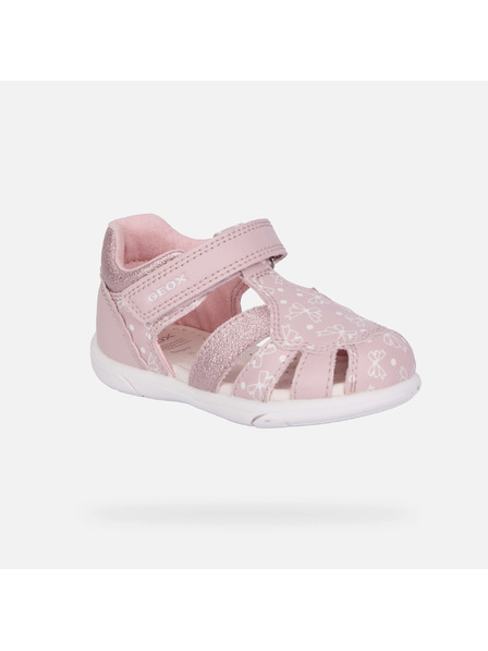 Geox Világos rózsaszín lány szandál első lépésekhez Geox Zapito