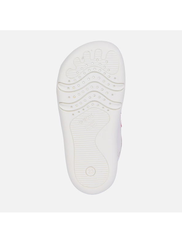 Geox Fehér lány barefoot sportcipő első lépésekhez Geox Steppieup