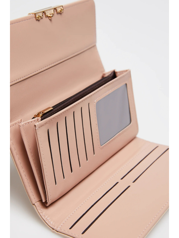 Moodo Nagy bézs pénztárca Moodo