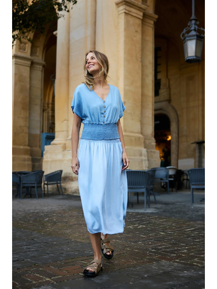 Moodo Lyocell kék ing Moodo