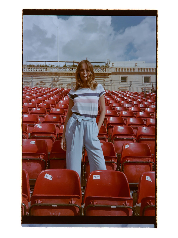 Moodo Culottes kék nadrág Moodo