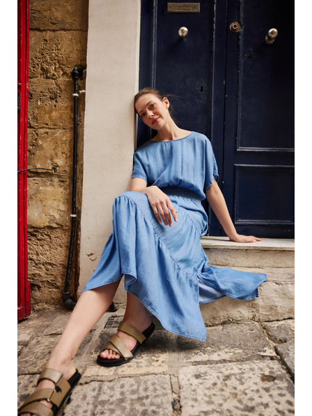 Moodo Midi kék szoknya Moodo