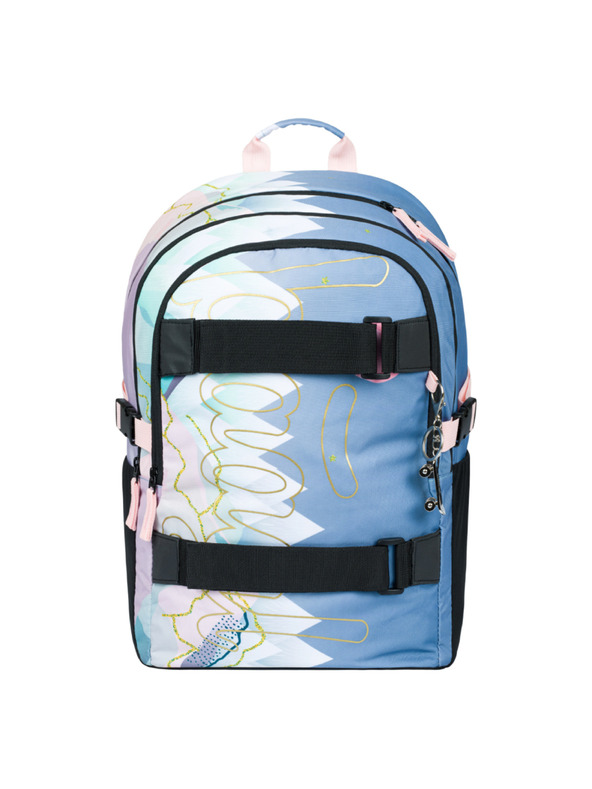 BAAGL  BAAGL 5 SET Skate Moon: hátizsák, tolltartó, zsák, deszkák, pénztárca