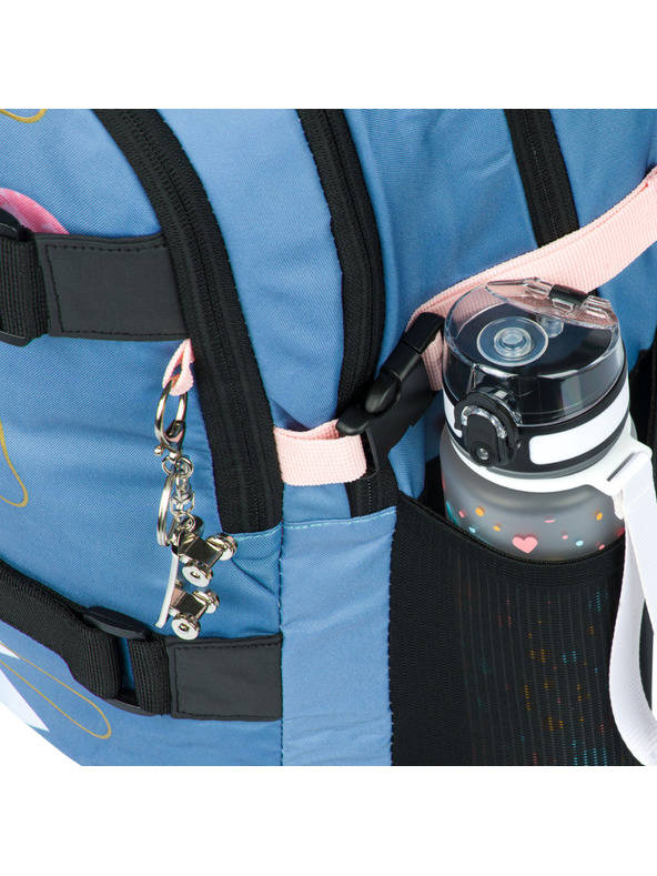 BAAGL  BAAGL 5 SET Skate Moon: hátizsák, tolltartó, zsák, deszkák, pénztárca