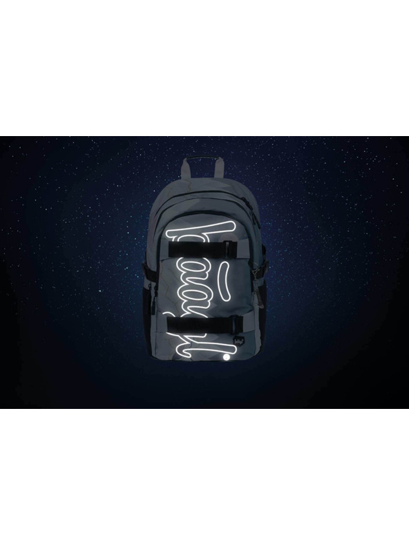 BAAGL  BAAGL 5 SET Skate Moon: hátizsák, tolltartó, zsák, deszkák, pénztárca