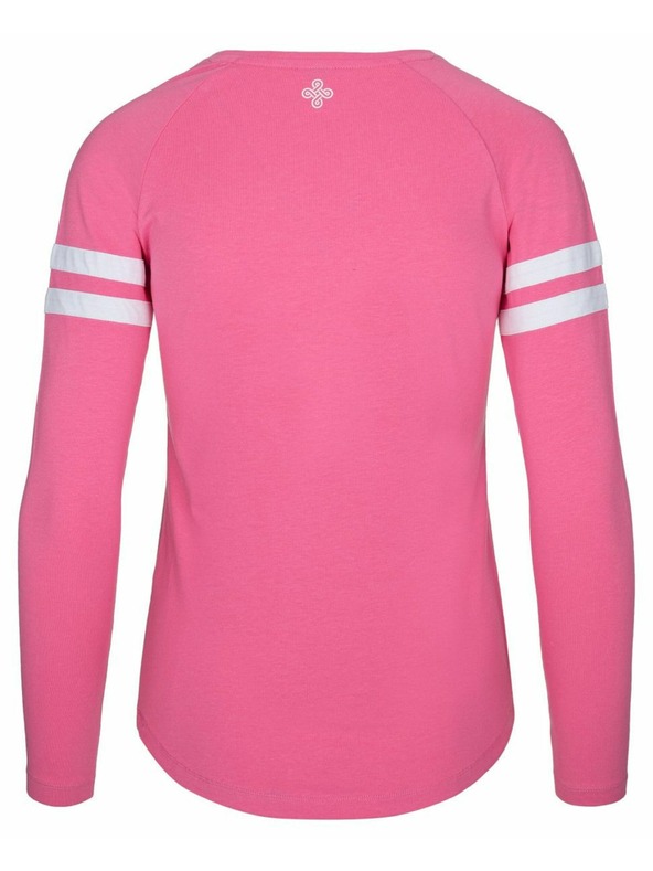 Kilpi Női pamut pólóing hosszú ujjal Kilpi MAGPIES-W Rózsaszín